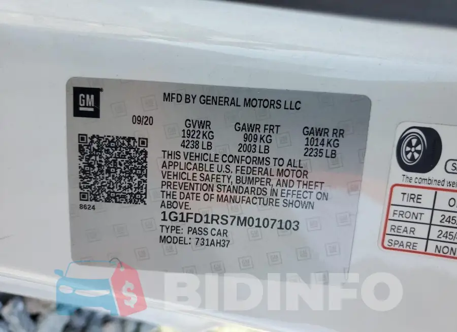 1G1FD1RS7M0107103 Photo# 12