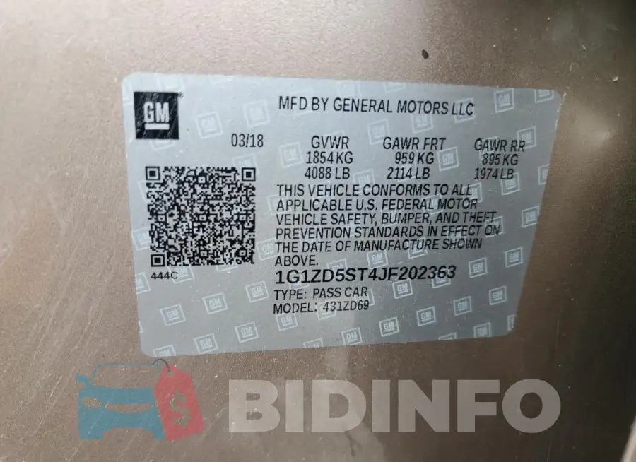 1G1ZD5ST4JF202363 Photo# 12