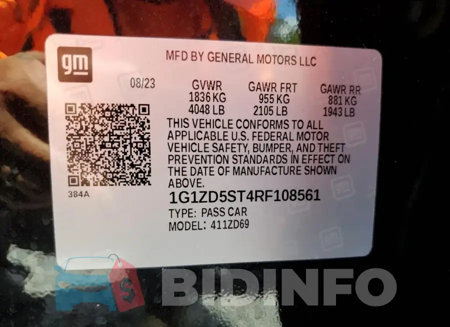 1G1ZD5ST4RF108561 Photo# 12