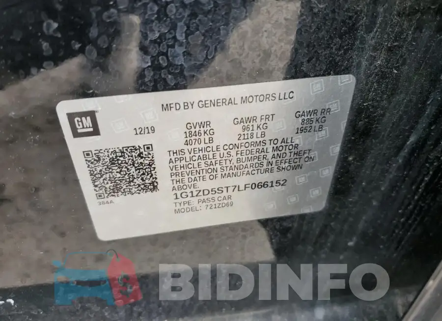 1G1ZD5ST7LF066152 Photo# 12