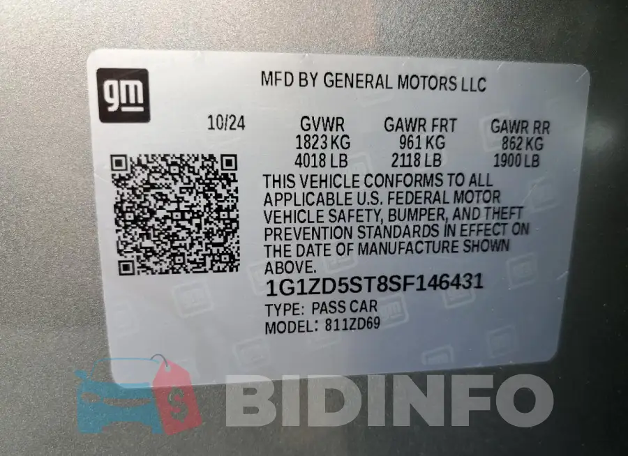 1G1ZD5ST8SF146431 Photo# 12