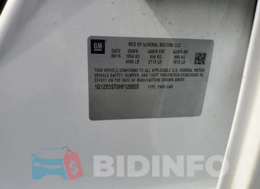1G1ZE5ST6HF128855 Photo# 13
