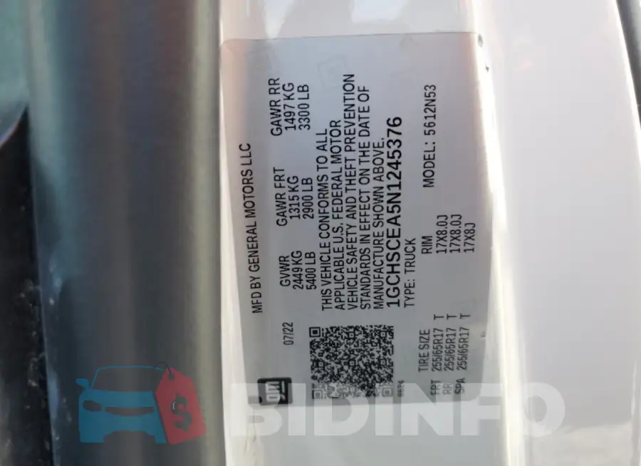 1GCHSCEA5N1245376 Photo# 12