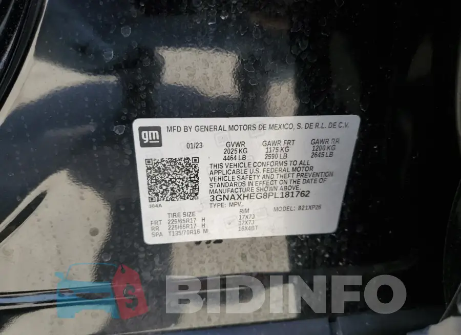 3GNAXHEG8PL181762 Photo# 13