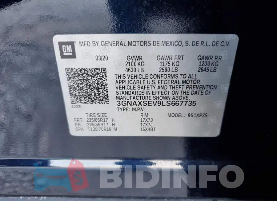 3GNAXSEV9LS667735 Photo# 14