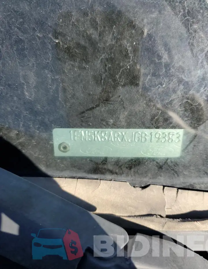 1FM5K8ARXJGB19383 Photo# 13