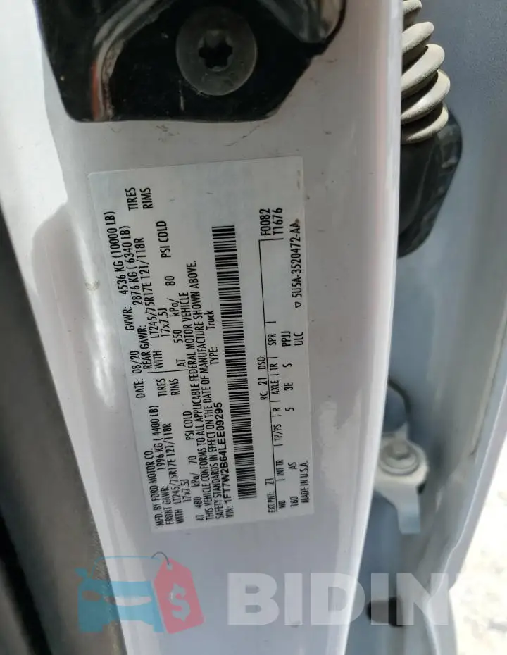 1FT7W2B64LEE09295 Photo# 12