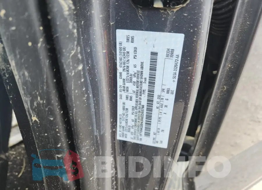 1FT8W2BN3RED55766 Photo# 12