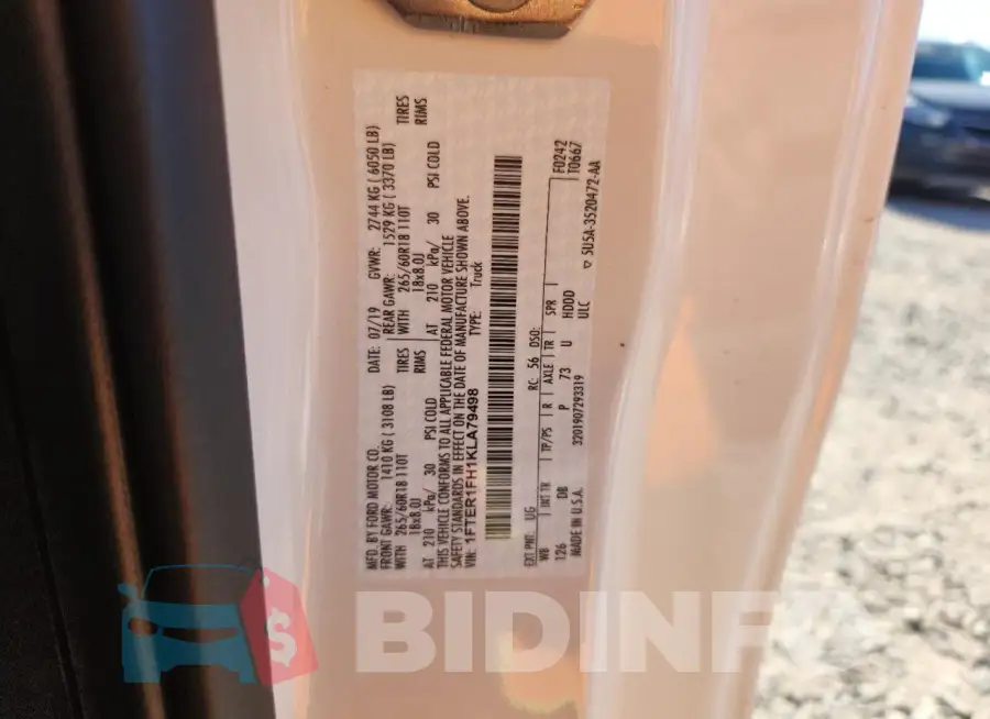 1FTER1FH1KLA79498 Photo# 12