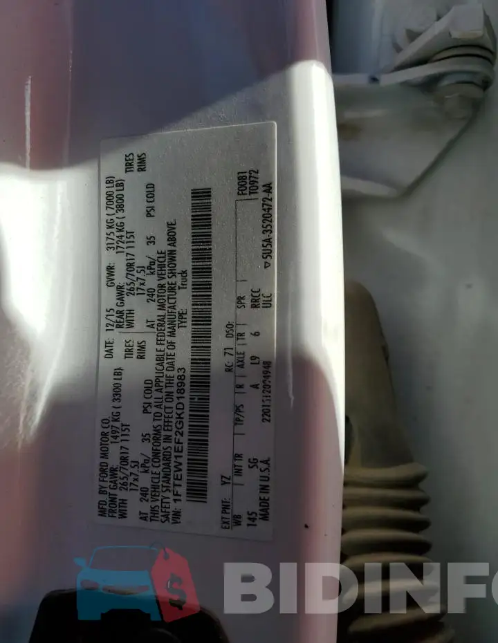 1FTEW1EF2GKD18983 Photo# 13