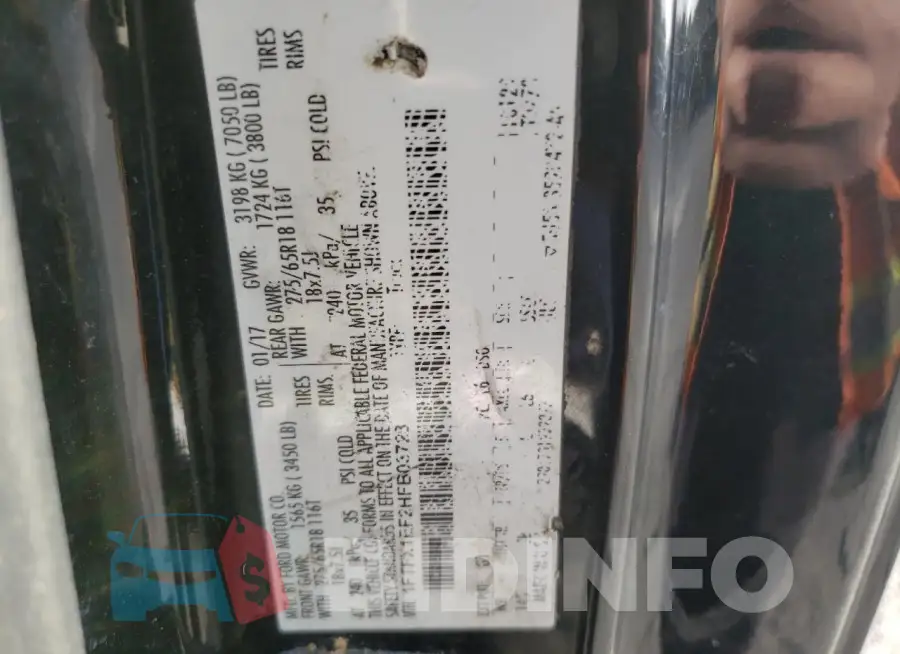1FTFX1EF2HFB03728 Photo# 12
