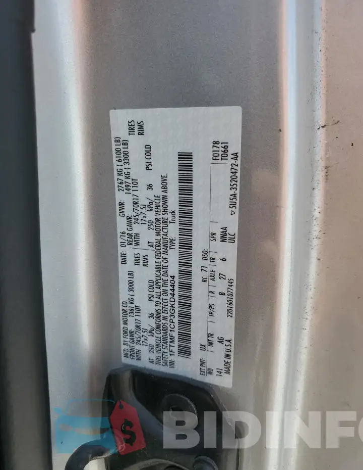 1FTMF1CP3GKD44404 Photo# 12