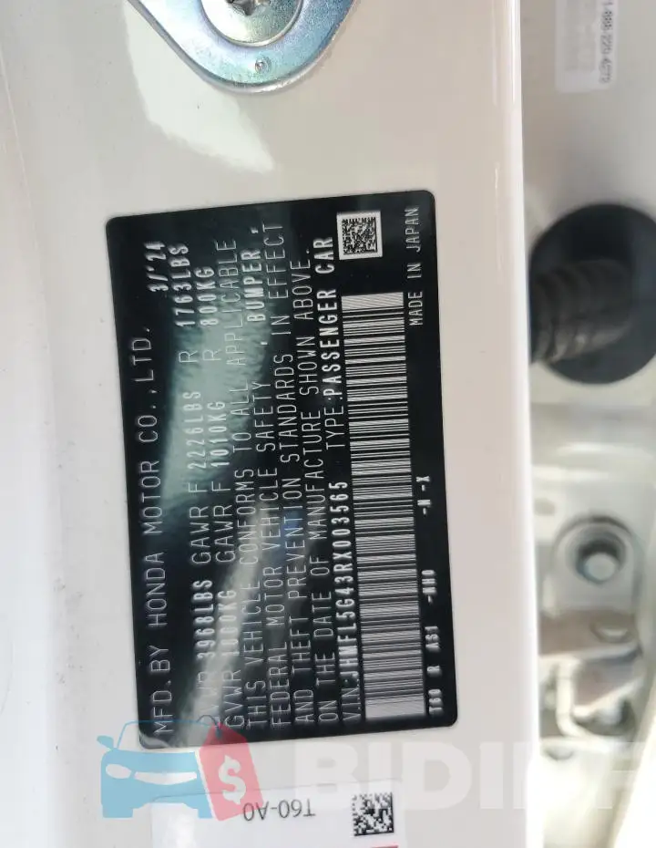 JHMFL5G43RX003565 Photo# 12