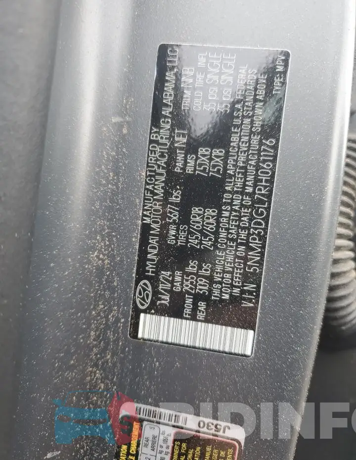 5NMP3DGL7RH061176 Photo# 12