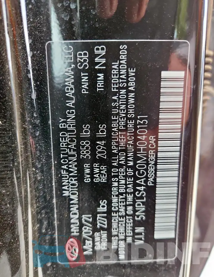 5NPLS4AG0MH040131 Photo# 12