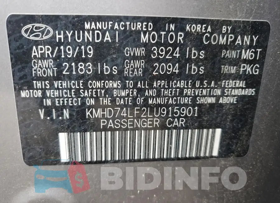 KMHD74LF2LU915901 Photo# 12