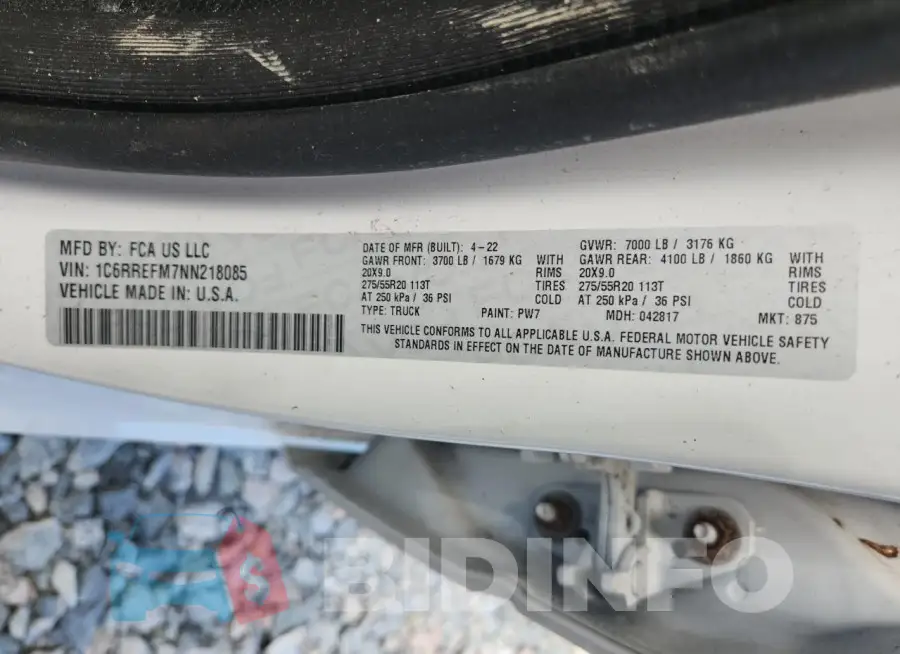 1C6RREFM7NN218085 Photo# 12