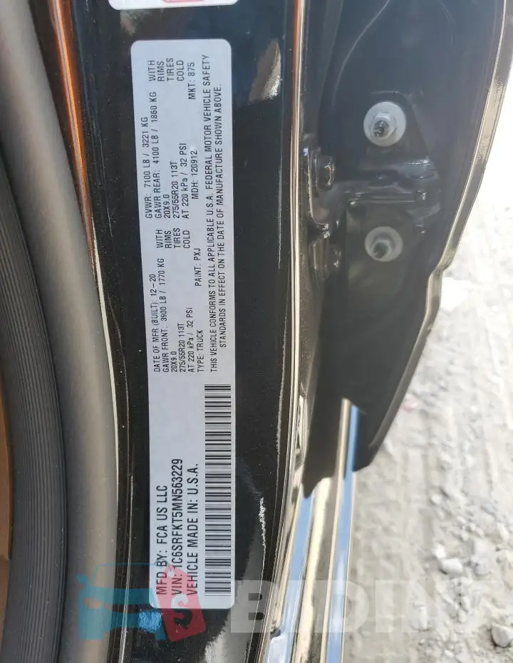 1C6SRFKT5MN563229 Photo# 12