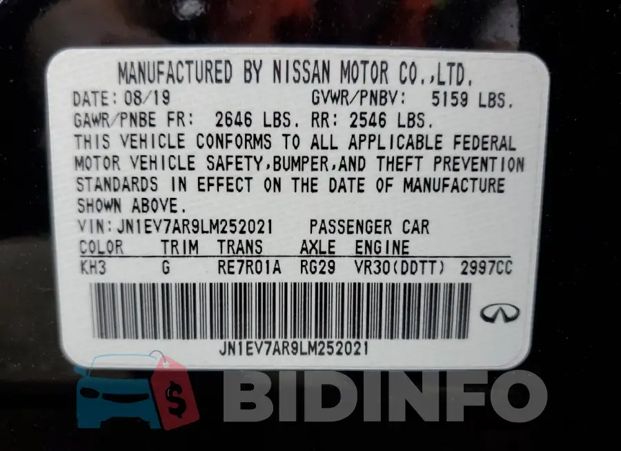 JN1EV7AR9LM252021 Photo# 13