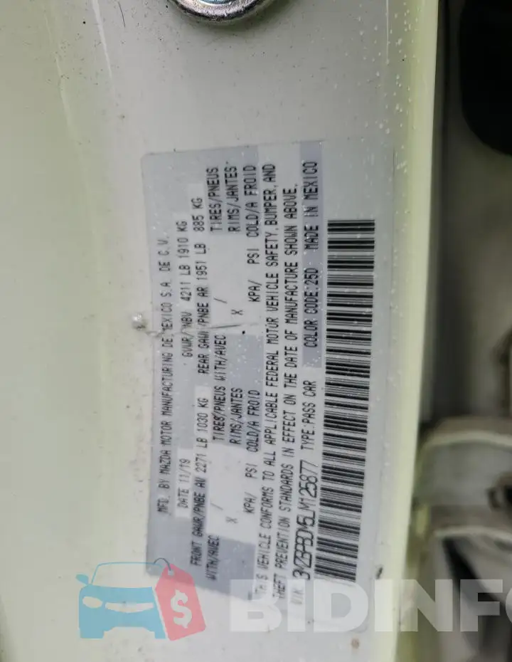 3MZBPBDM5LM125877 Photo# 12