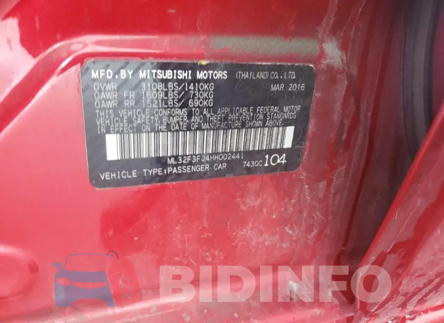 ML32F3FJ4HH002441 Photo# 12