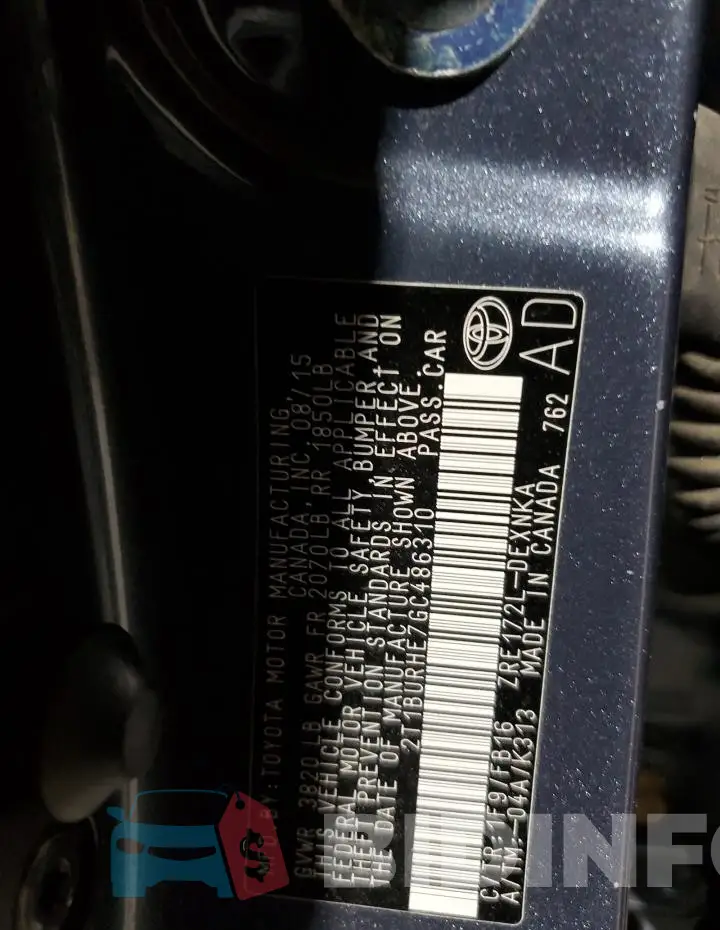 2T1BURHE7GC486310 Photo# 12