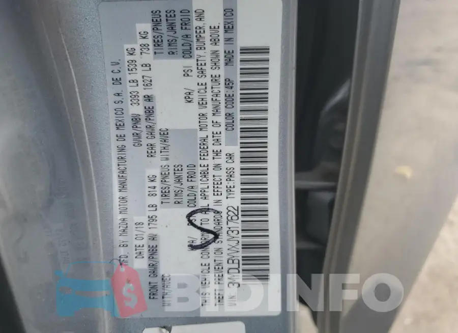 3MYDLBYVXJY317622 Photo# 12