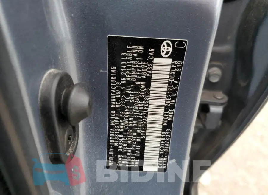 5YFEPRAE7LP058035 Photo# 12