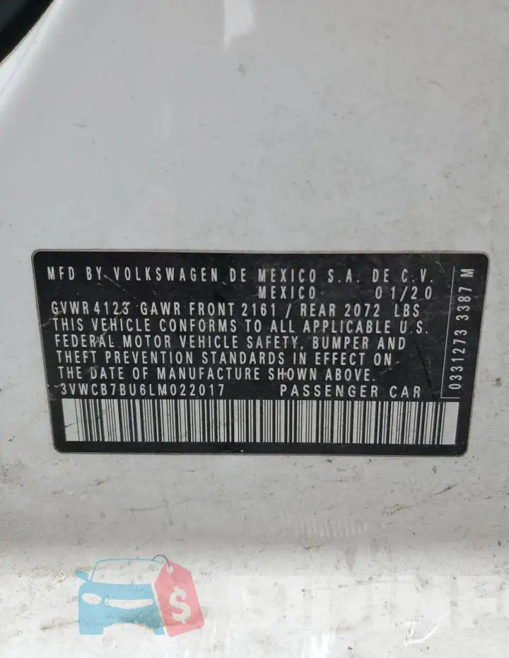 3VWCB7BU6LM022017 Photo# 12