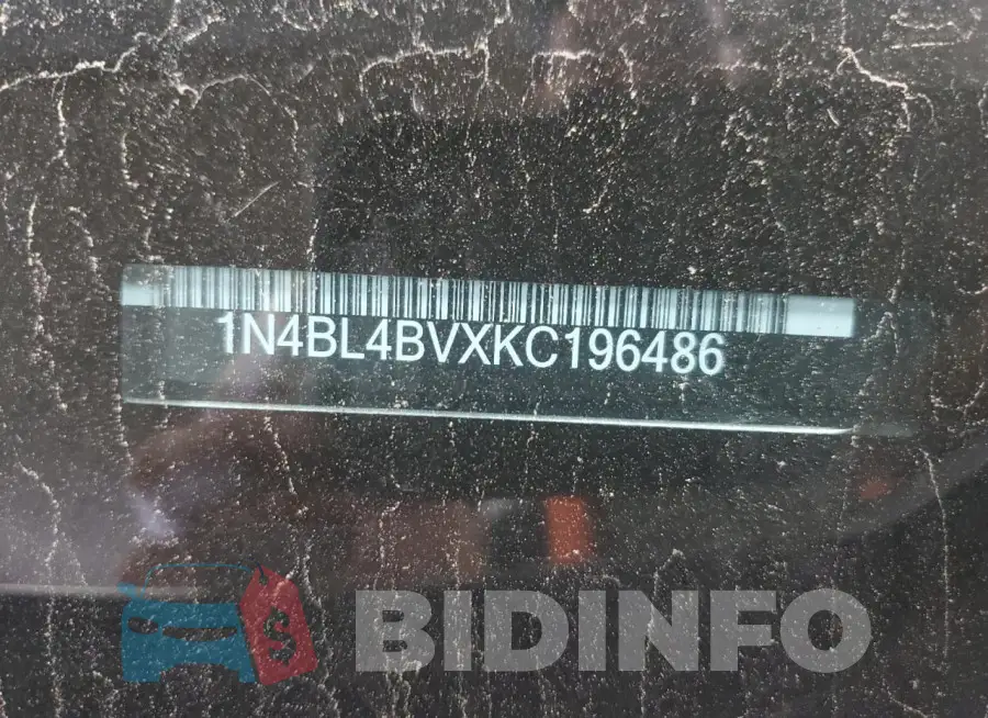 1N4BL4BVXKC196486 Photo# 12