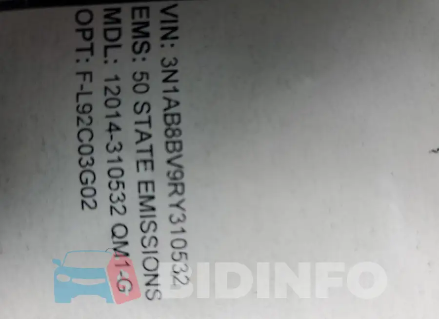 3N1AB8BV9RY310532 Photo# 12