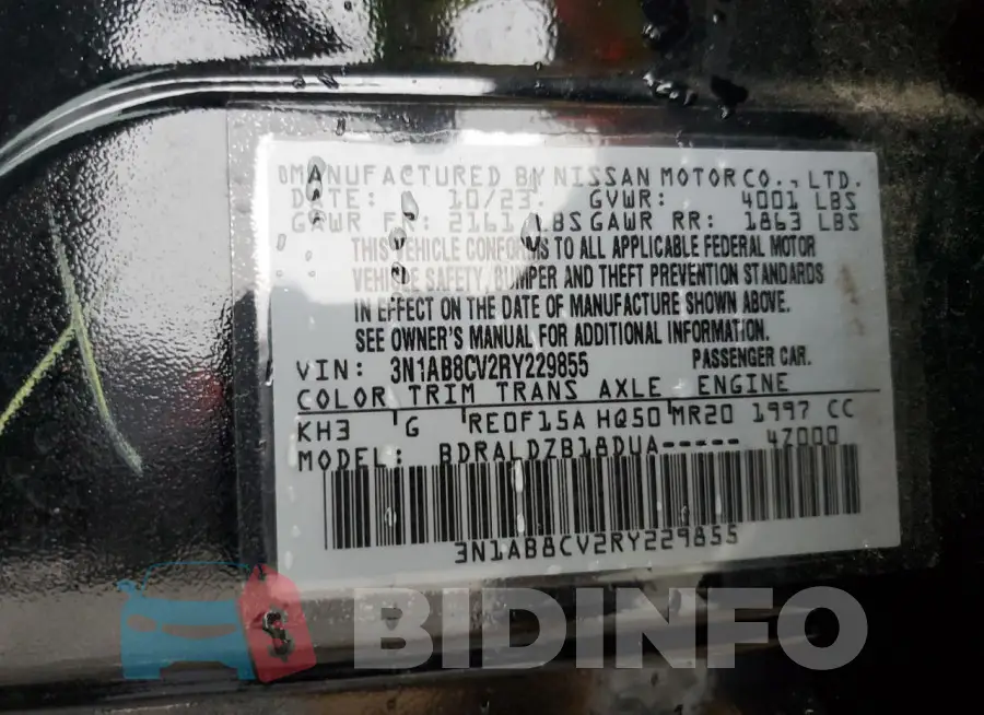 3N1AB8CV2RY229855 Photo# 12