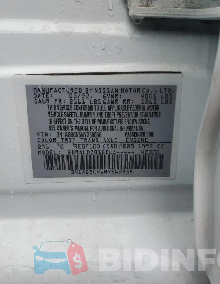 3N1AB8CV6NY260858 Photo# 12