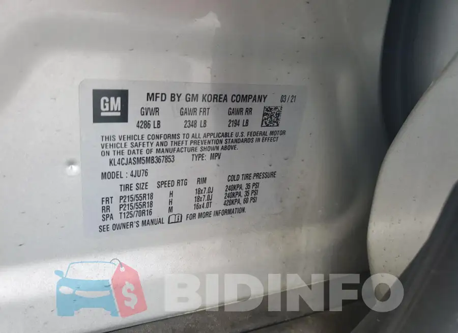 KL4CJASM5MB367853 Photo# 12