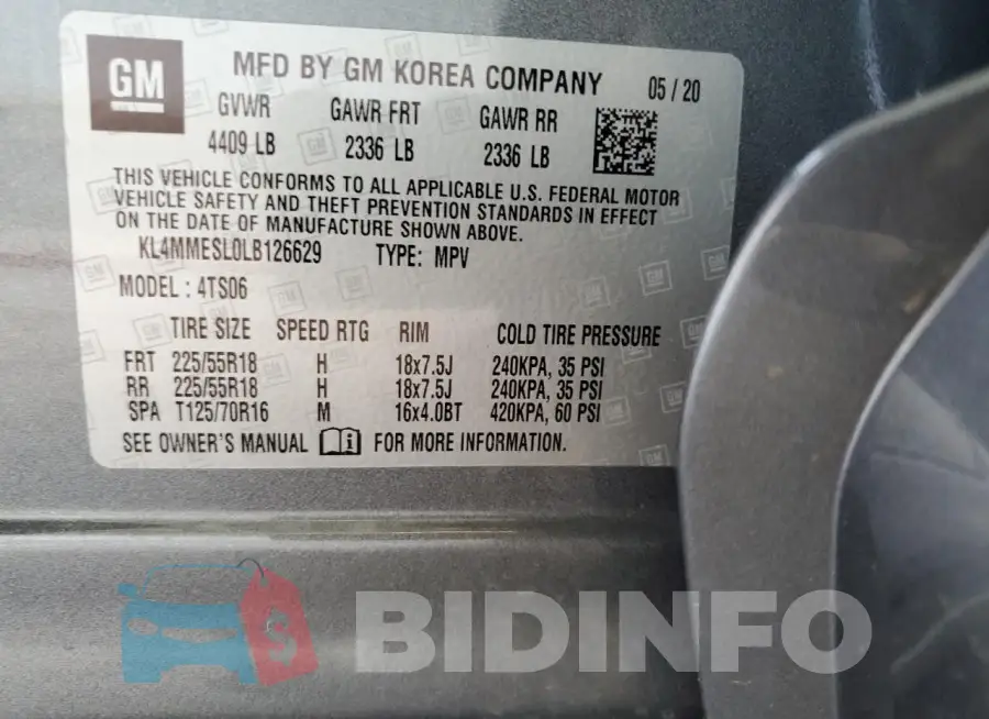 KL4MMESL0LB126629 Photo# 14