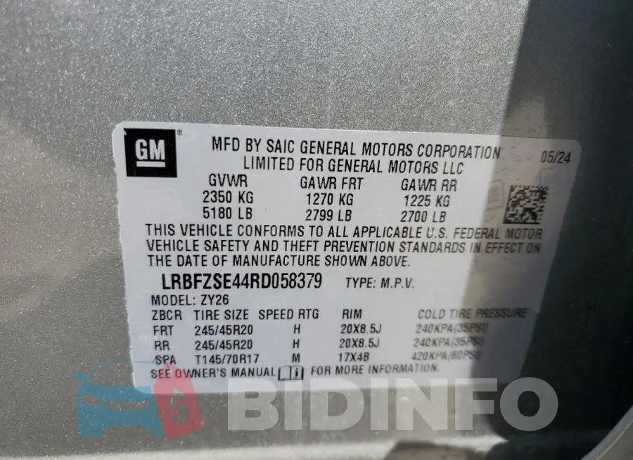 LRBFZSE44RD058379 Photo# 13