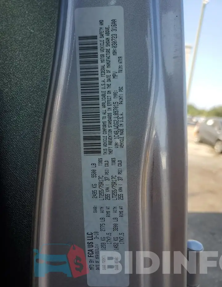 1C4BJWDG2JL897015 Photo# 13
