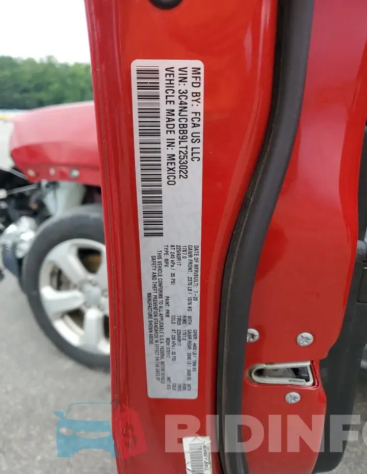 3C4NJCBB9LT253022 Photo# 13