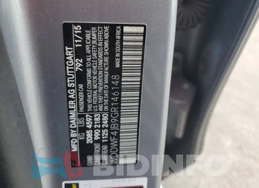 WDDWF4JB9GR146148 Photo# 12