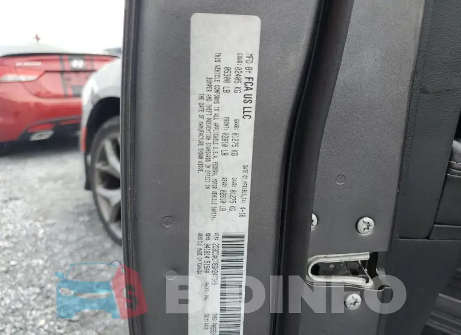 2C3CDXCT8GH247308 Photo# 13