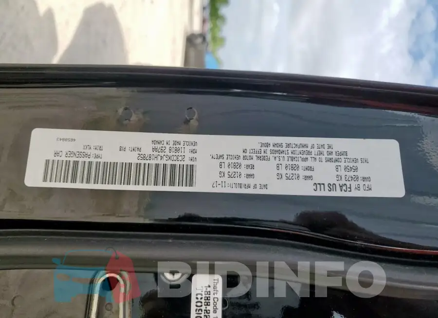 2C3CDXGJ4JH187852 Photo# 13