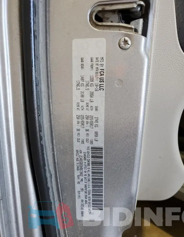 2C4RDGBG9HR615422 Photo# 14