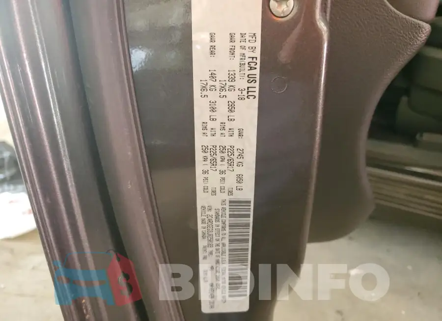 2C4RDGEG9JR250189 Photo# 14