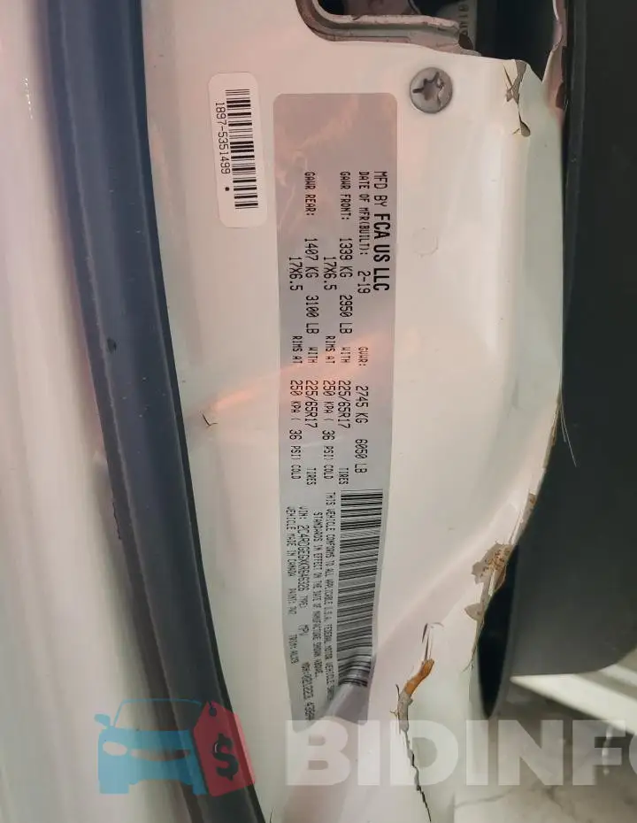 2C4RDGEGXKR646326 Photo# 13
