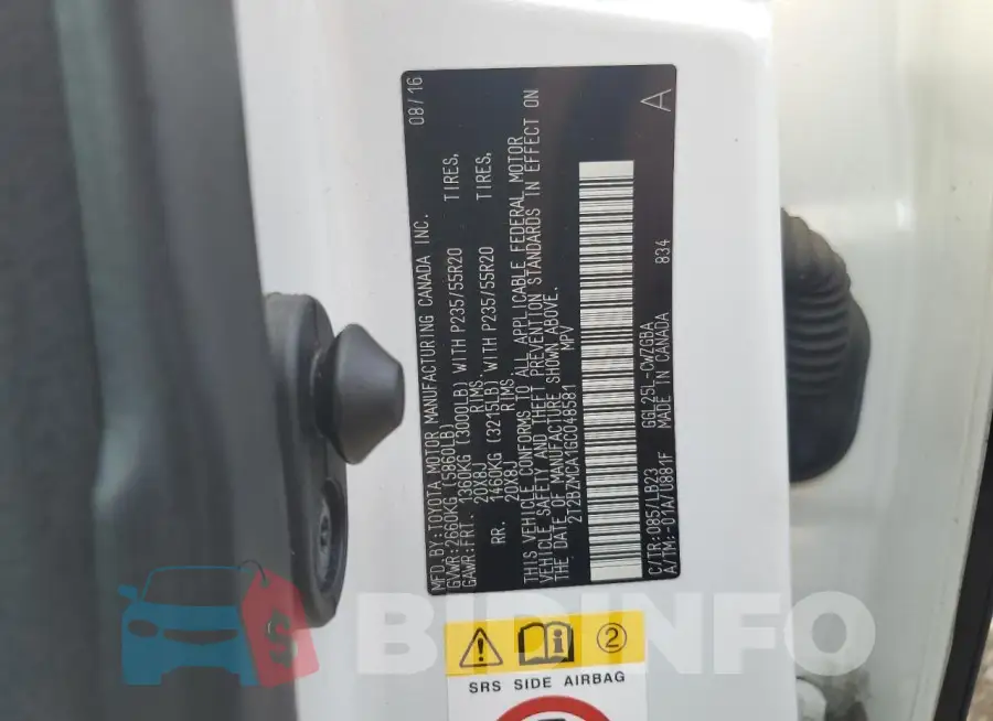 2T2BZMCA1GC048581 Photo# 12