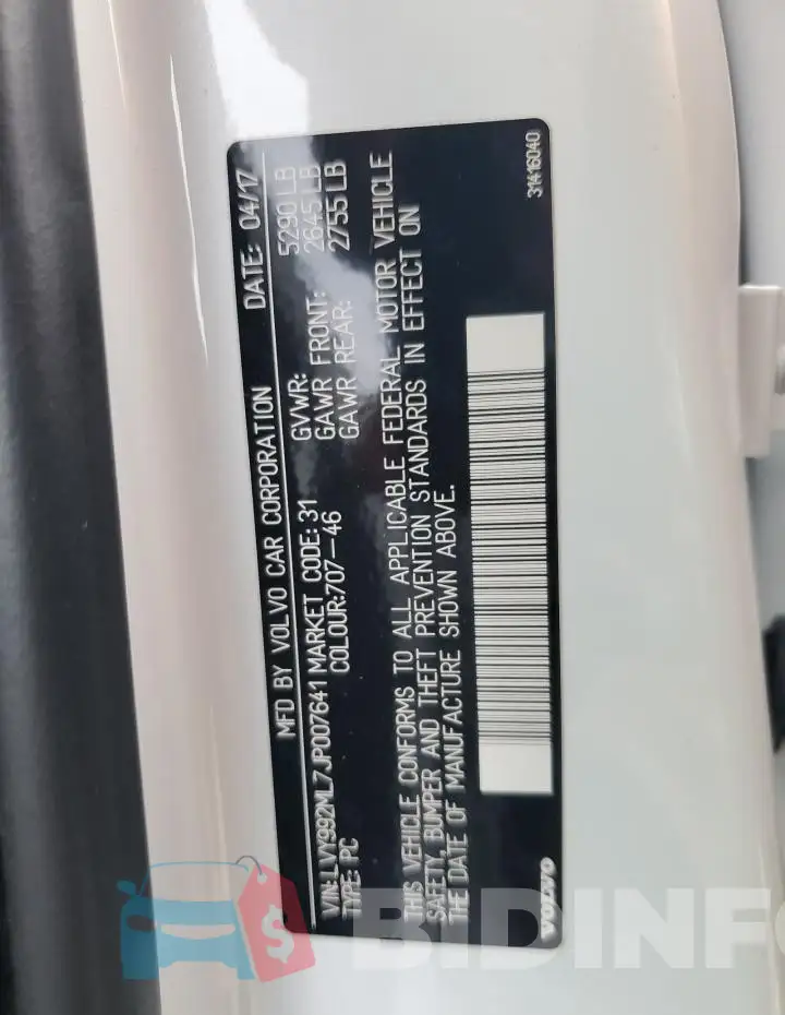 LVY992ML7JP007641 Photo# 12