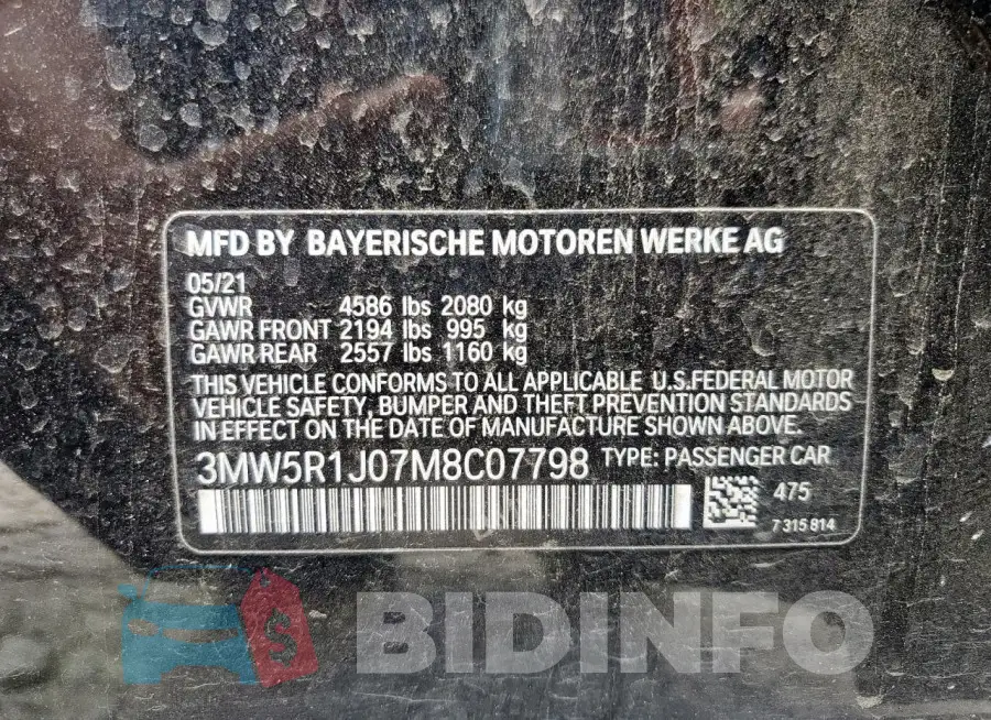 3MW5R1J07M8C07798 Photo# 12