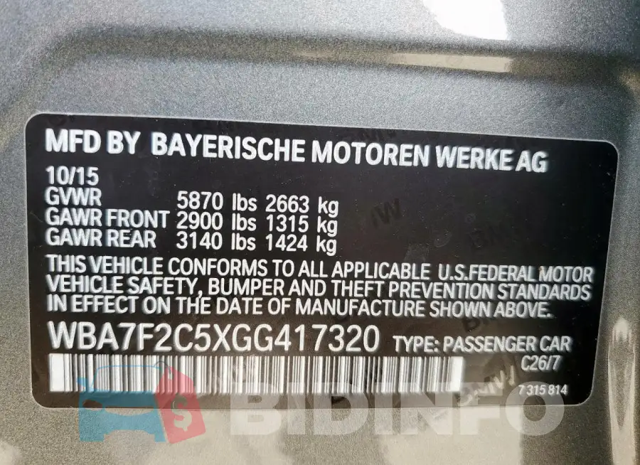 WBA7F2C5XGG417320 Photo# 12