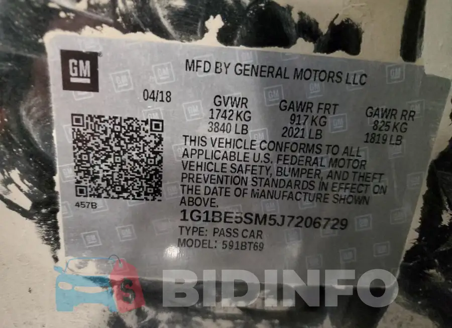 1G1BE5SM5J7206729 Photo# 12