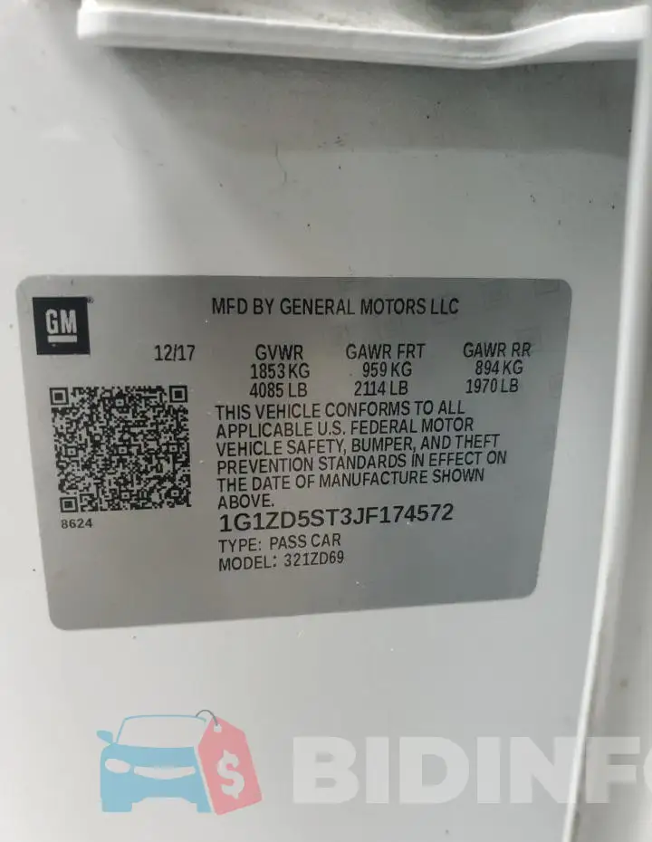 1G1ZD5ST3JF174572 Photo# 13